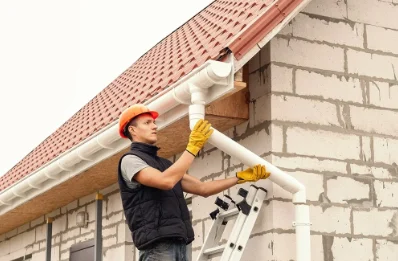 Pose et remplacement de gouttières à Painblanc